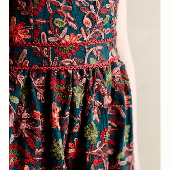 Anthropologie Adelyn Rae embroidered dress - Picture 5 of 12